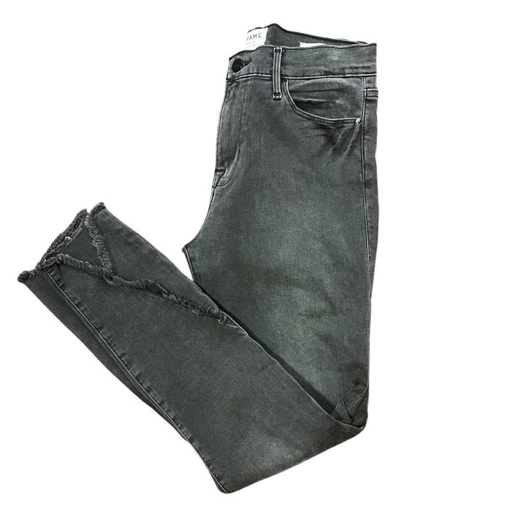 Frame Black Le High Skinny Jeans